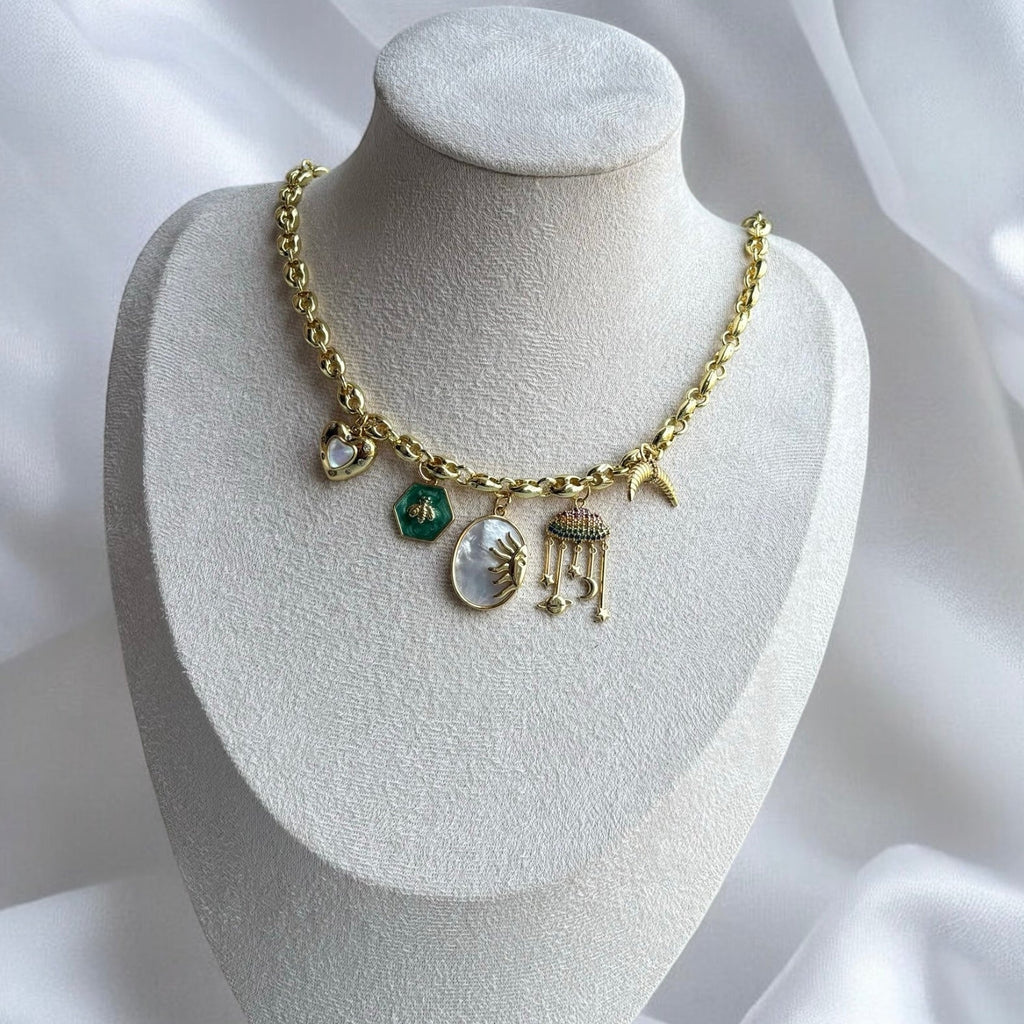 Solar Harmony Necklace (Handmade & Limited Edition)