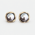 Elegant Black Pearl Earrings