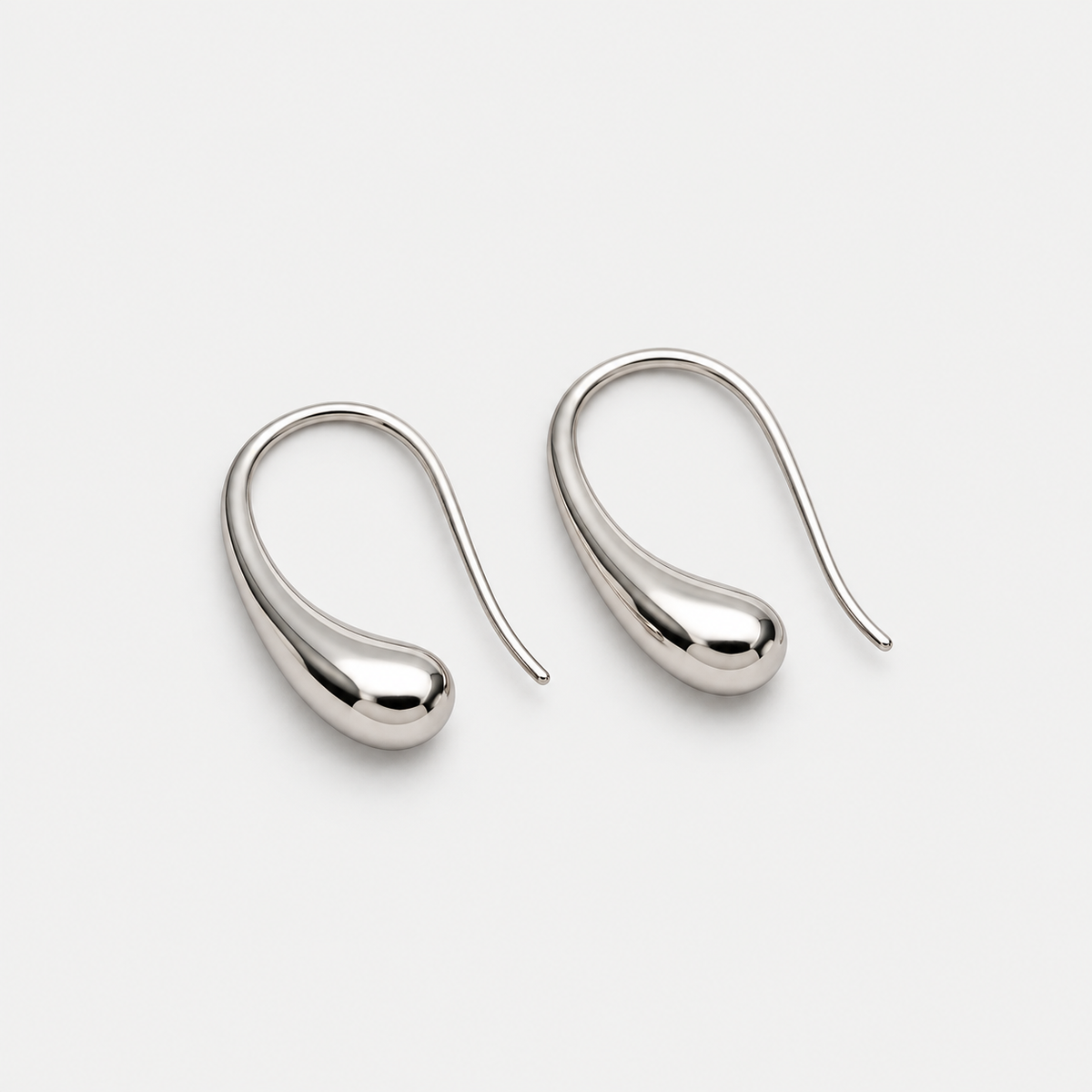 Antique Gold and Silver Drop Earrings