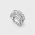 Luxury Multi Layered Cross Ring