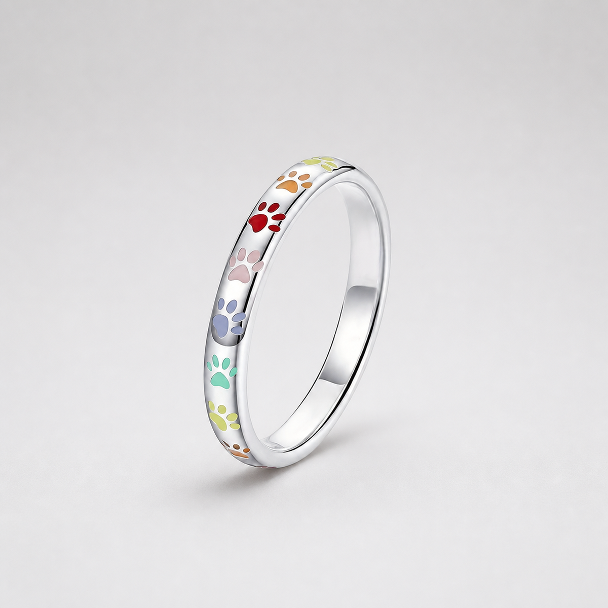 Elegant Paw Promise Ring