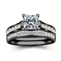 Pave Dark Promise Ring