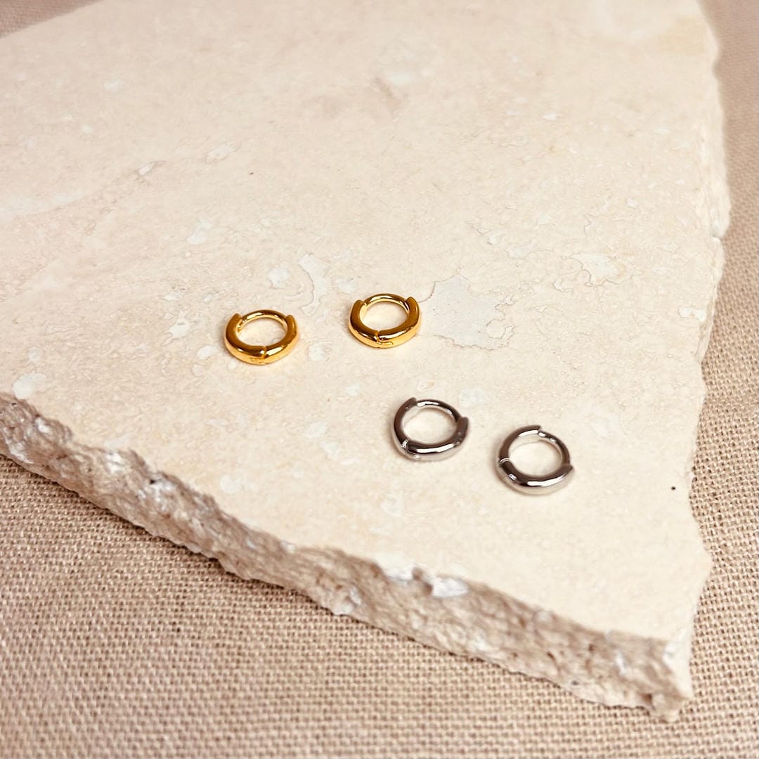 Micro Helix Hoop Earrings