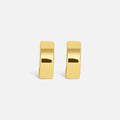 Modern Vintage Gold Hoop Earrings