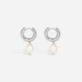 Silver Pearl Drop Earrings