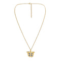 Butterfly Secret Message Pendant Necklace