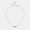 Classic Emerald Marquise Leaf Pendant