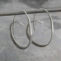 Open Spiral Drop Earrings