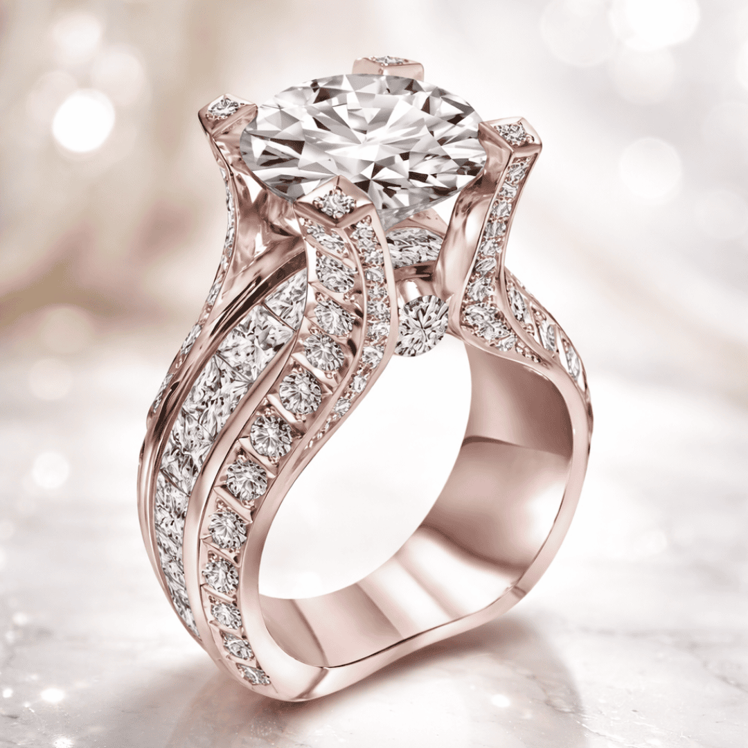 Handmade Vintage Zirconia Ring