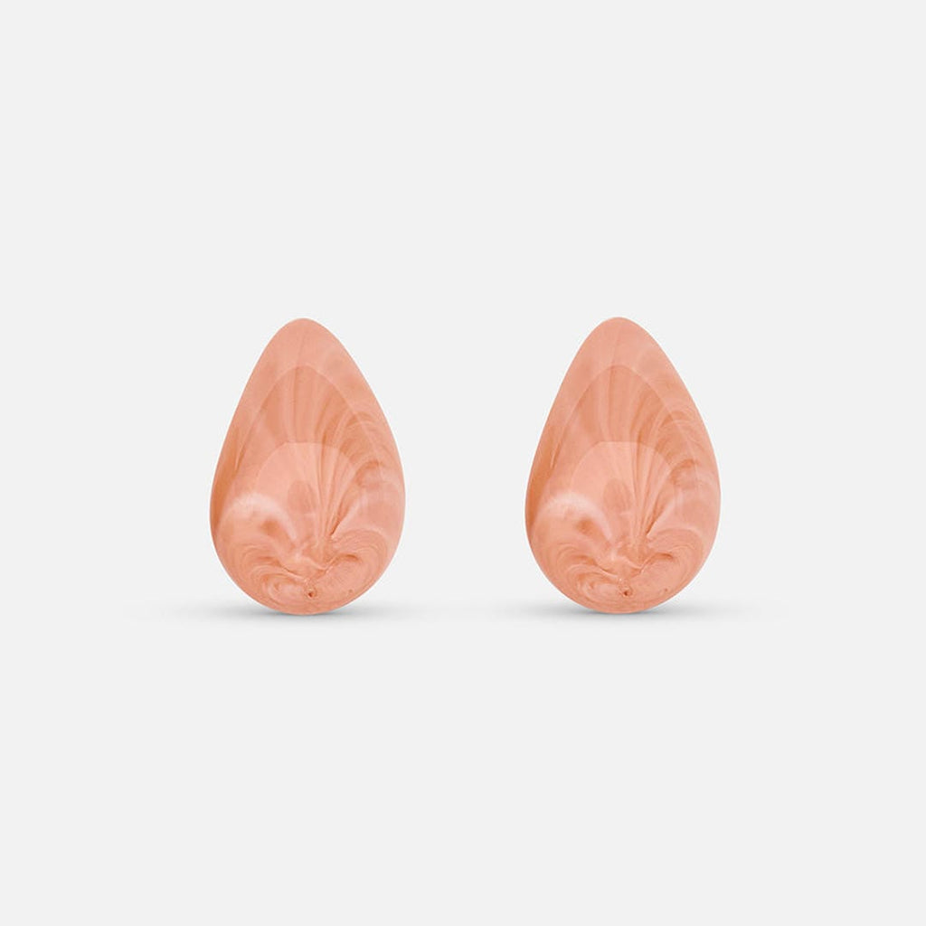 Modern Blush Tear Drop Earrings