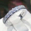 Princess Titanium Eternity Band