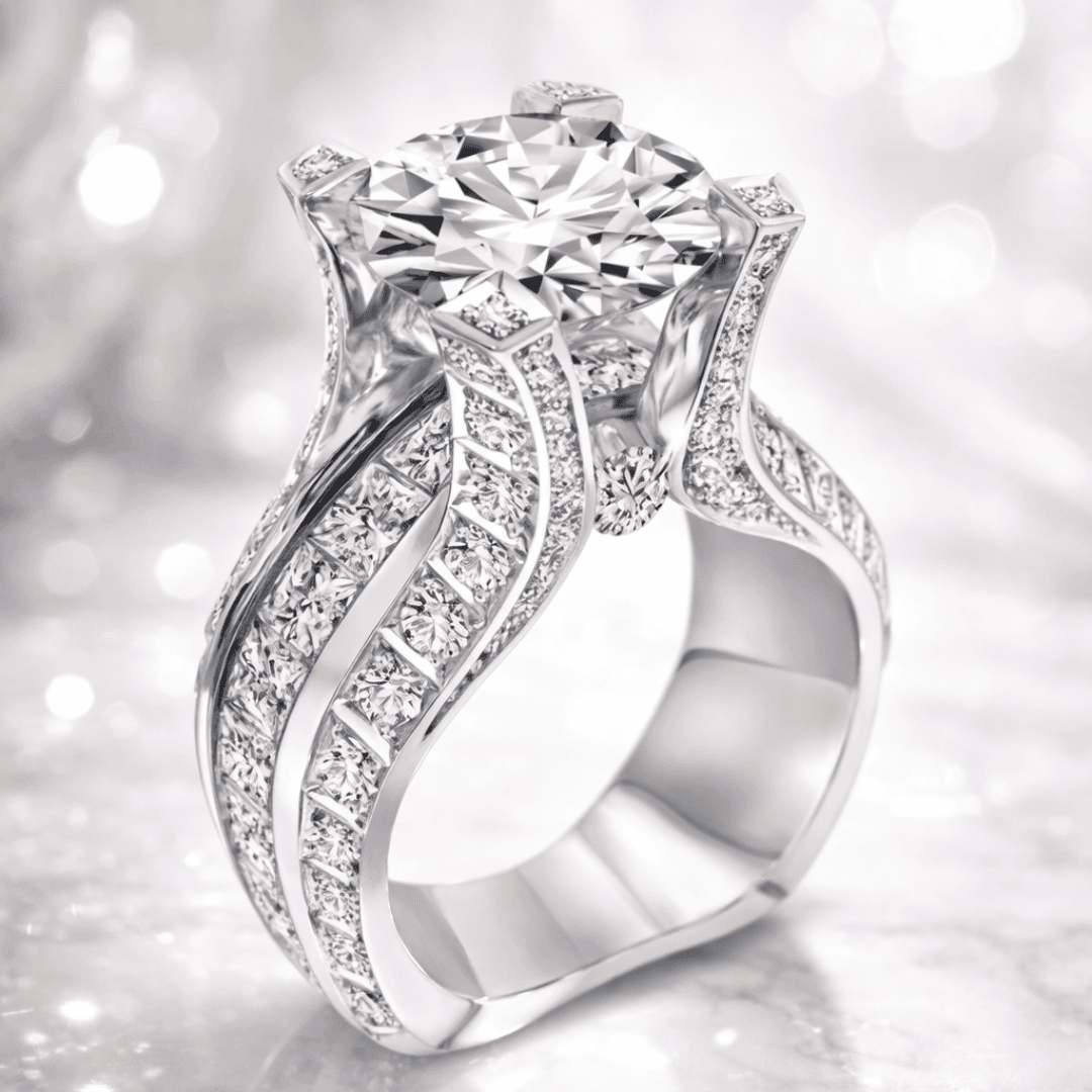 Handmade Vintage Zirconia Ring