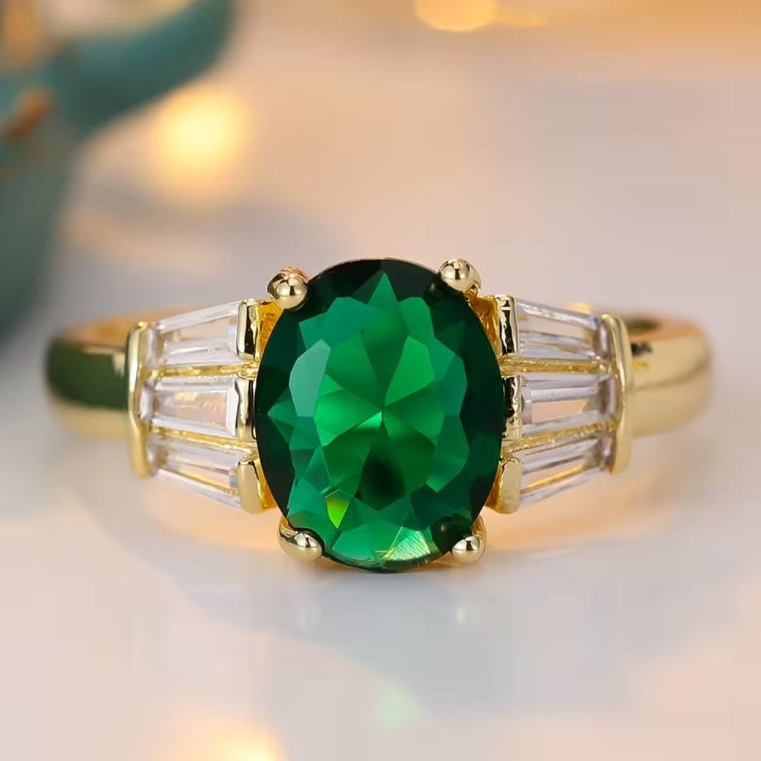 Emerald Oval Classic Ring