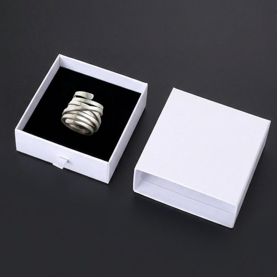 Vintage Thick Layer Silver Ring