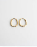 Statement Dotted Hoop Earrings