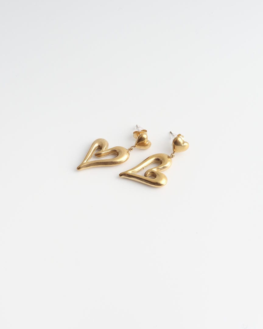 Chic Double Heart Studs