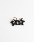 Toned Crystal Star Earrings