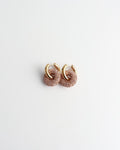 Crystal Circle Drop Earrings