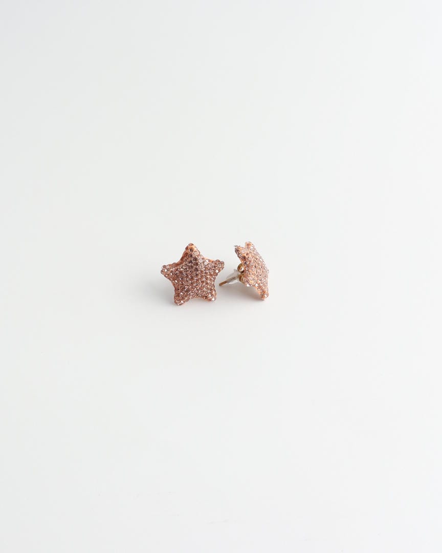 Pave Star Stud Earrings