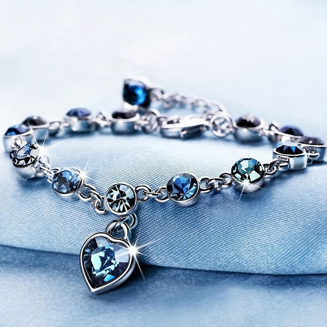 Chéri Sapphire Heart Bracelet