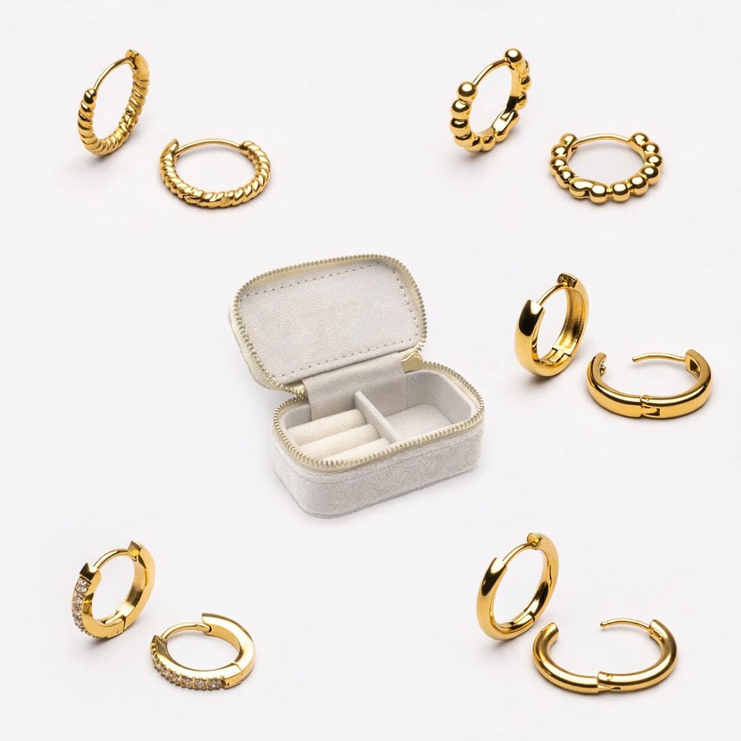 Everyday Hoops Earrings Set