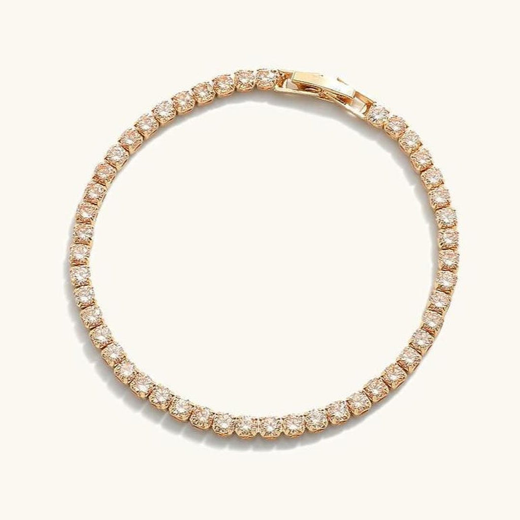 Elegant Crystals Tennis Bracelet