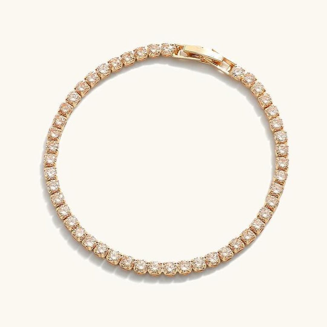 Elegant Crystals Tennis Bracelet