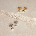 Everyday Square Studs Gold Silver