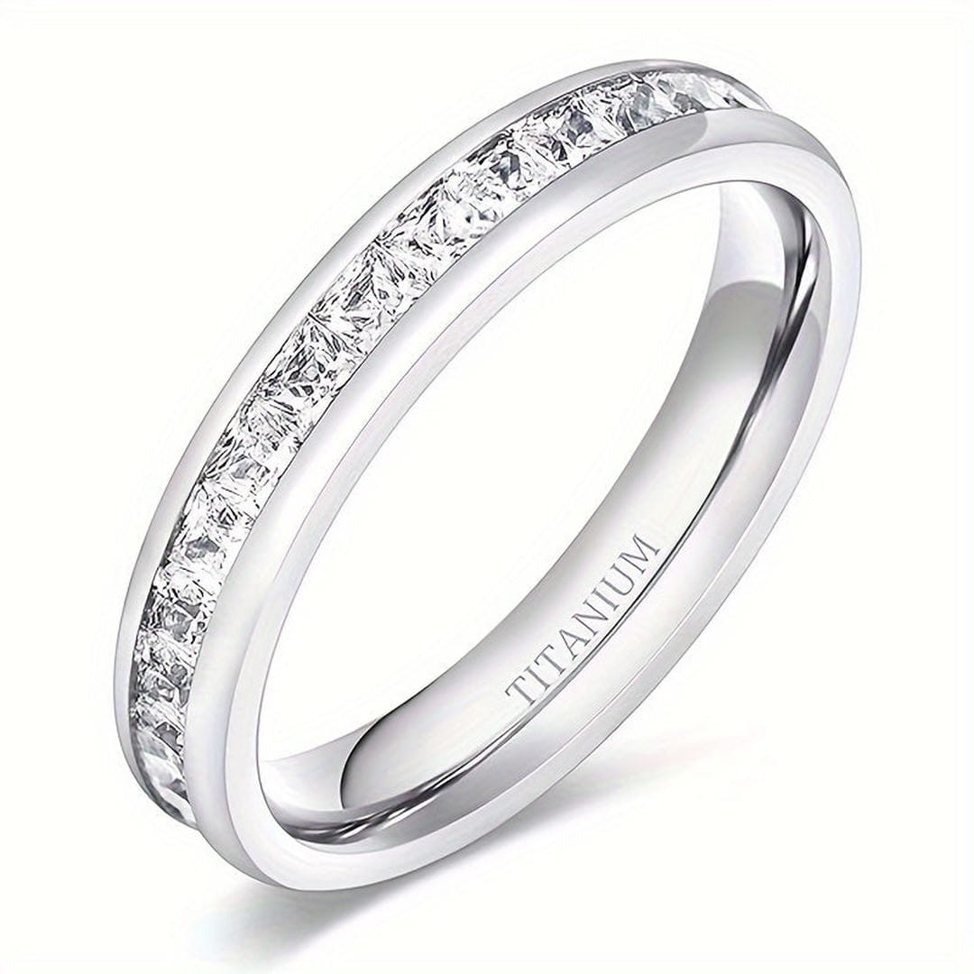 Princess Channel Titanium Band
