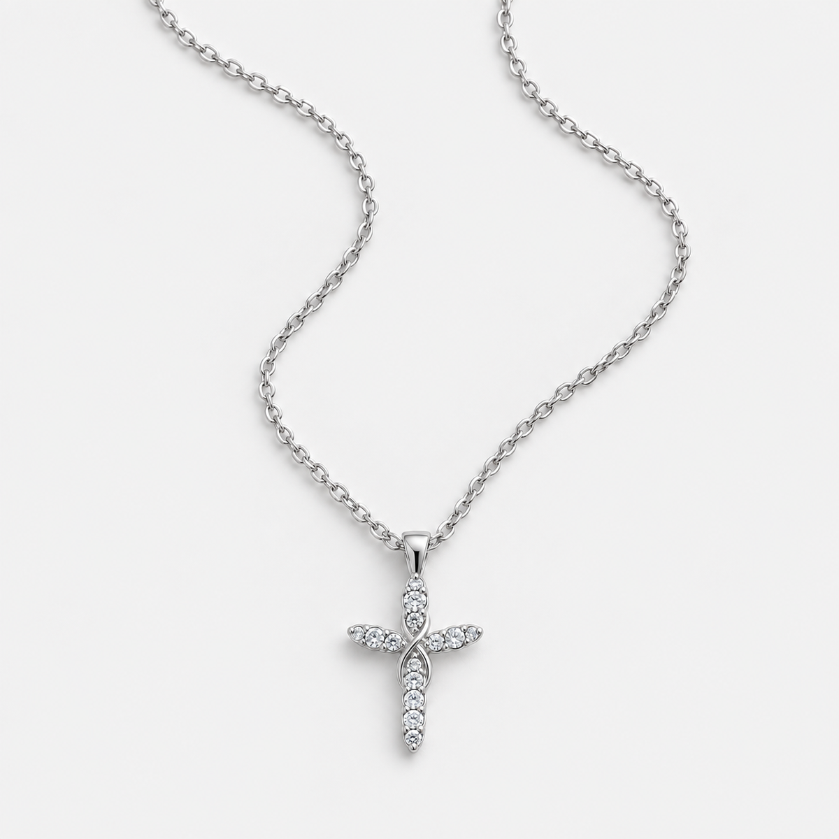 Elora Infinity Cross Necklace