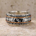 Engraved Silver Heritage Ring