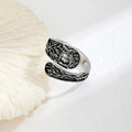 Silver Owl Forest Wrap Ring