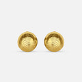 Elegant Gold Circle Earrings