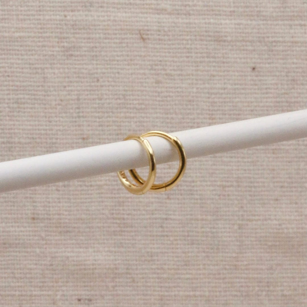 Gold Essential Huggie Hoops