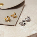 Flower Pearl Micro Hoops