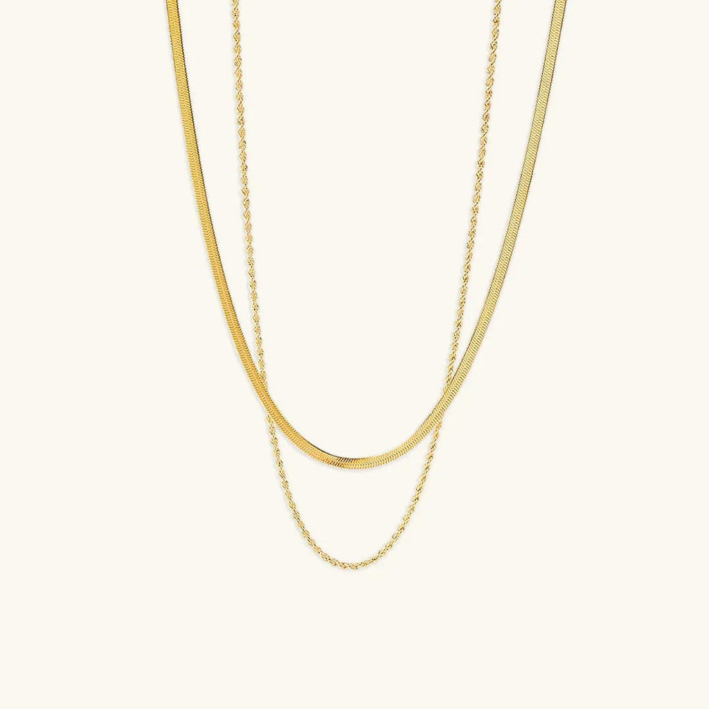 Luxe Gold Double Necklace
