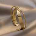 Classic Golden Open Bracelet