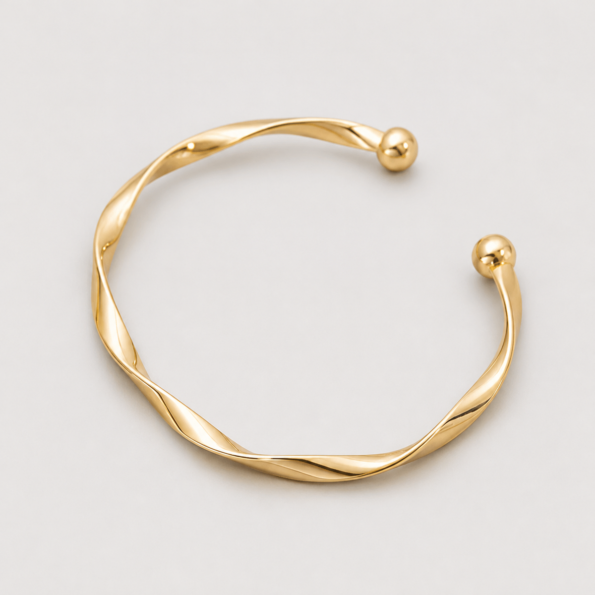 Elegant Gold Open Bracelet