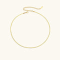 Timeless Herringbone Gold Necklace