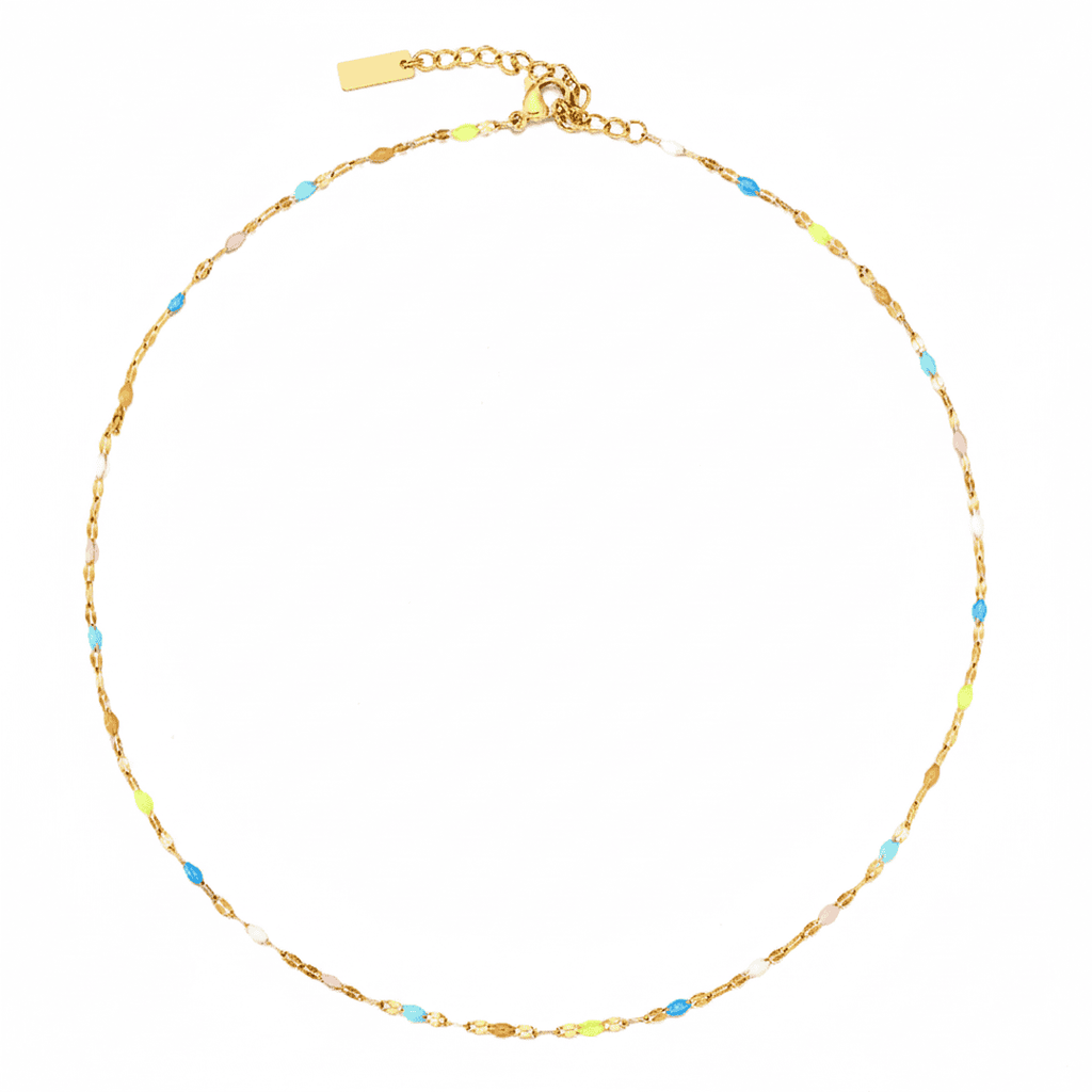 Colorburst Delicate Choker Necklace