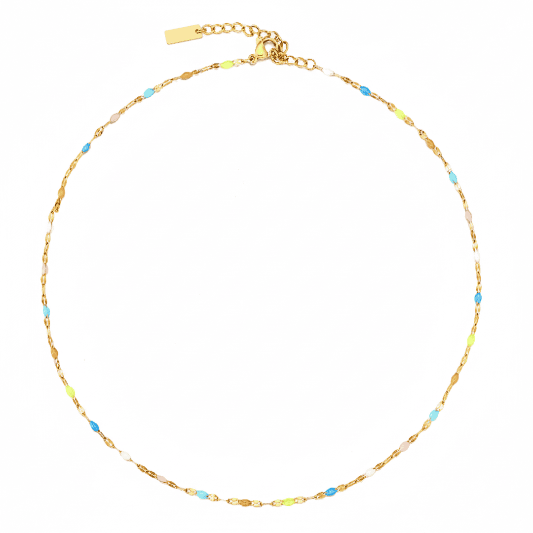 Colorburst Delicate Choker Necklace