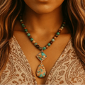 Intense Jasper Healing Energy Necklace