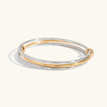 Timeless Two Tone Stacked Bracelet
