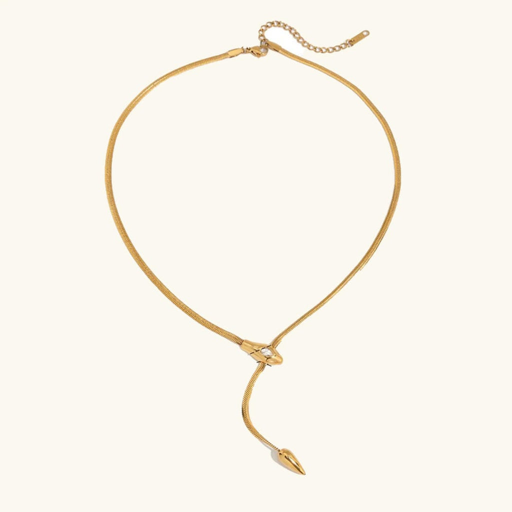 Vintage Gold Serpentine  Necklace