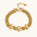 Elegant Layered Gold Chain Bracelet