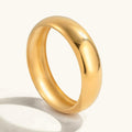 Timeless Smooth Gold Bangle