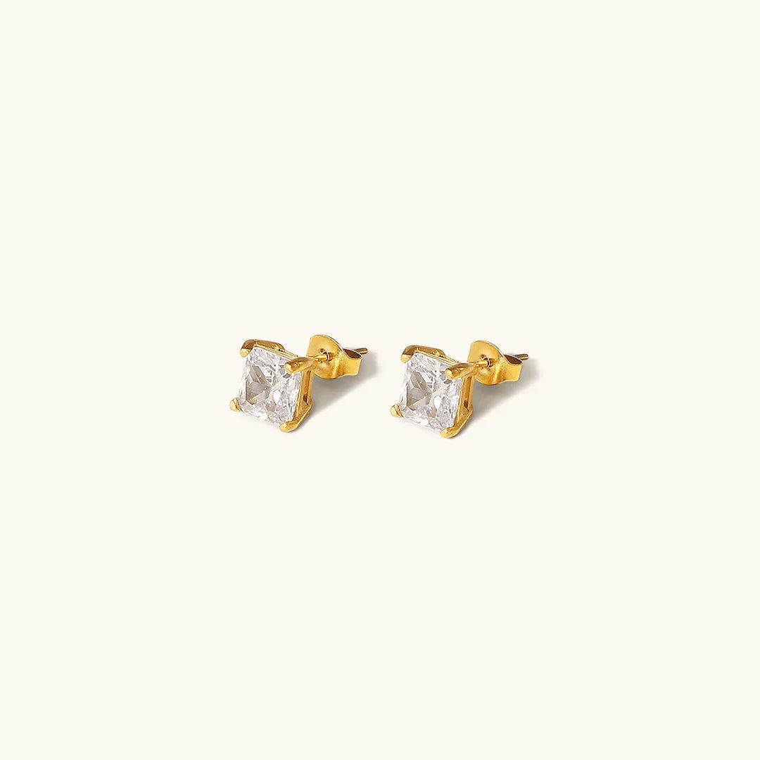 Ethereal Sparkling Gold Earrings