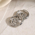 Timeless Gold Spiral Earrings