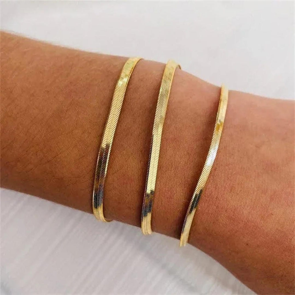 Lustrous Vida Herringbone Wristpiece