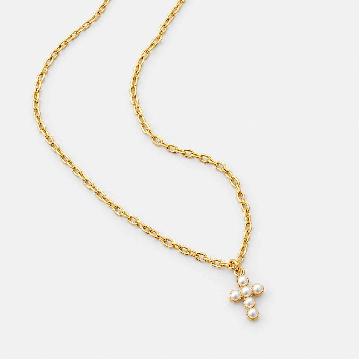 Elora Pearl Chain Necklace